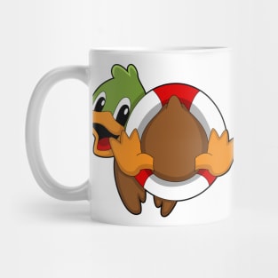 Duck with Swim ring Mug